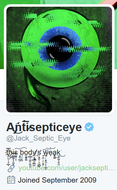 "A̸͢n҉t͞isepticeye's" Twitter account