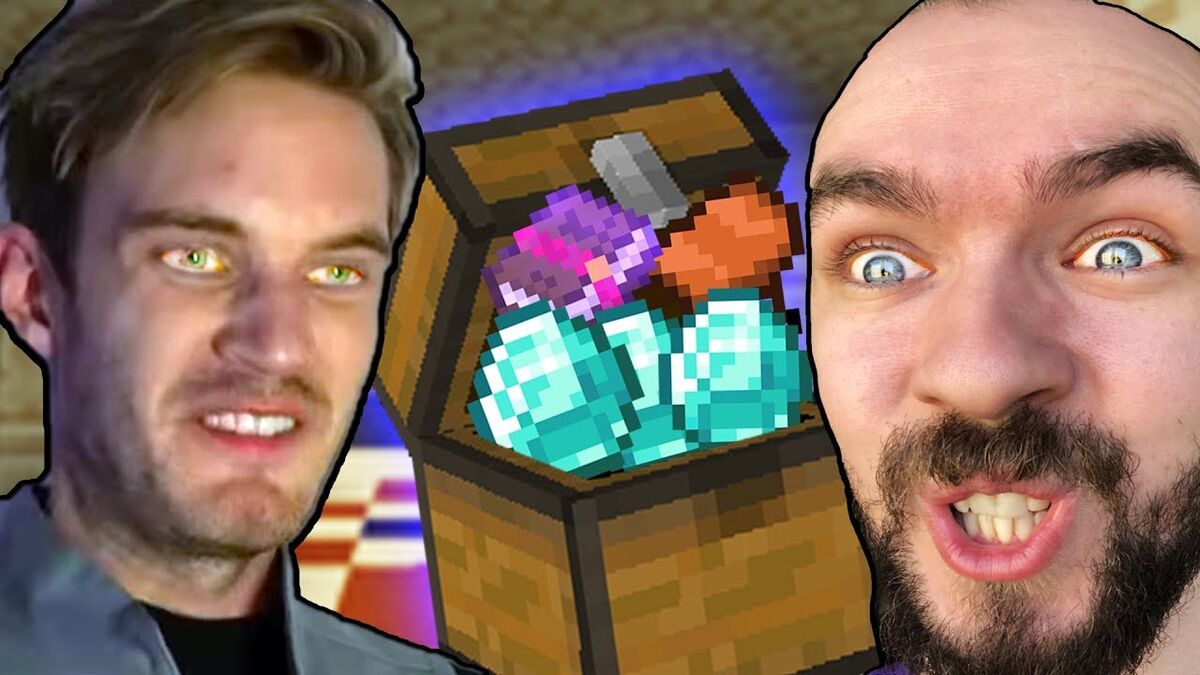 Pewdiepie and jacksepticeye minecraft hotsell