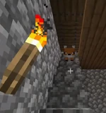 Seamus on the stairs in the Irish castle.