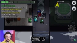 Using -100 IQ In Among Us screen