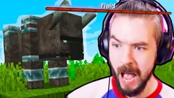 I Defended A Village From A RAID In Minecraft image