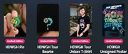 Tour merchandise