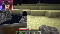 Beating Minecraft screen