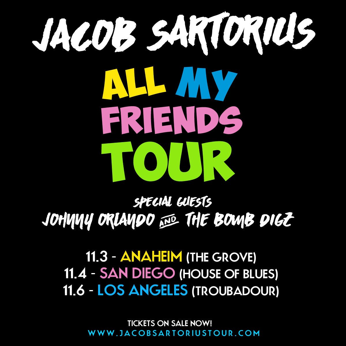 All My Friends Tour Jacob Sartorius Wiki Fandom