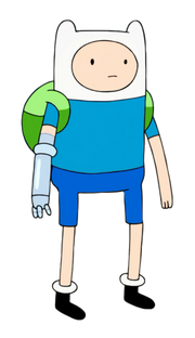 Finn with bionic arm