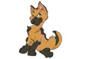 How-to-draw-a-german-shepherd-puppy