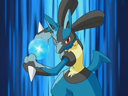 The Aura Pokemon, Lucario! {Reuploaded Art by Lillieceon