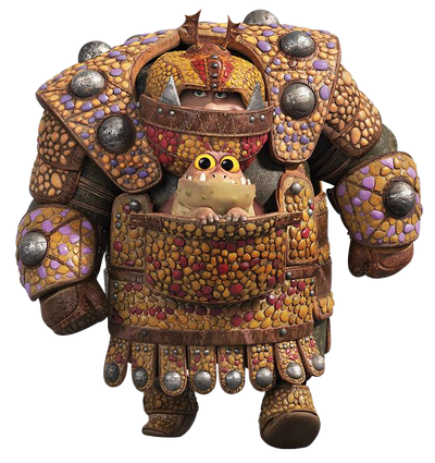 Fishlegs, 20, in dragon armor
