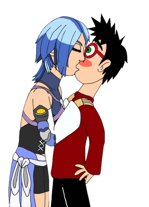 Jeffrey and Aqua Kiss