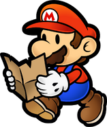 Mario with map