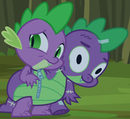 Spike two-headed dragon costume ID S5E21