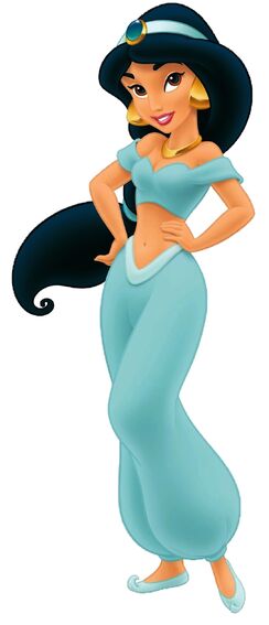 Jasmine Princess Black Clear Happy Halloween Disney Cartoon
