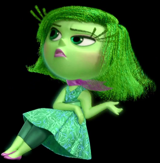 Out disgust. Брезгливость inside out. головоломка дисней брезгливость. эмоция брезгливость мф головоломка.