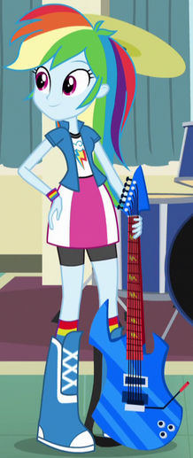 Rainbow Dash in Equestria Girls