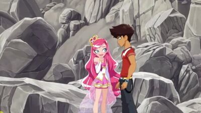 Nathaniel with Princess Iris