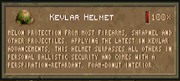 Kevlar helmet