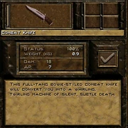 The weapon in Jagged Alliance 2.