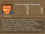 Lesley "Smoke" Peterson