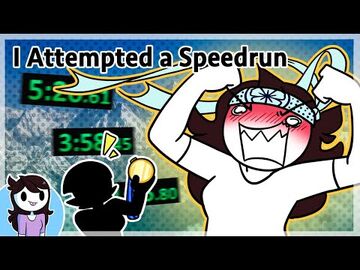 Jaiden Animations fanart Google Speedrun 