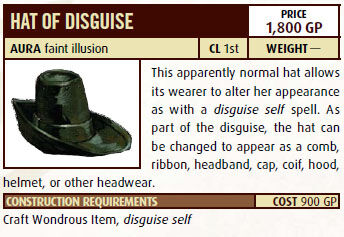 Hat of Disguise | Our Rise of The Runelords Wiki | Fandom