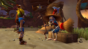 Jak speaking with the Farmer