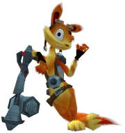 Daxter with spray gun render