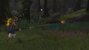 Jak aiming at a cloaker