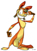 Daxter from The Precursor Legacy concept art