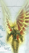 An abandoned concept with art for Light Jak shown in the strategy guide