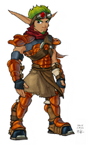 Jak from Jak 3 concept art