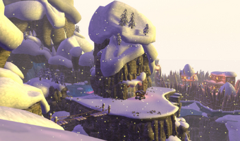 Snowy Mountain render
