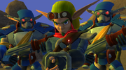 Jak being banished in the opening scene of .