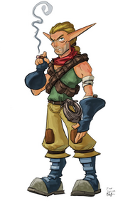 Jinx from Jak 3 concept art