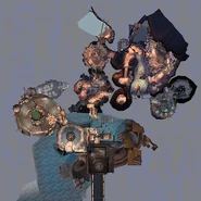 A map of Far Drop during the siege.