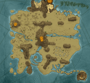 Map layout of the Wasteland