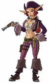 Saucy Pirate concept art