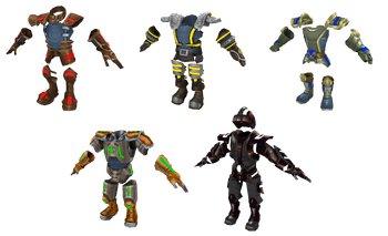 The Lost Frontier armor render