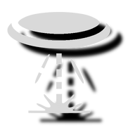 Blind drone icon.