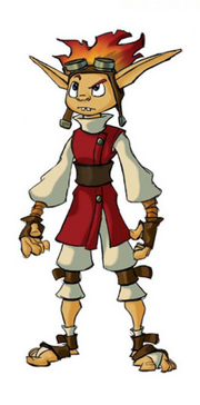 Human Daxter concept art