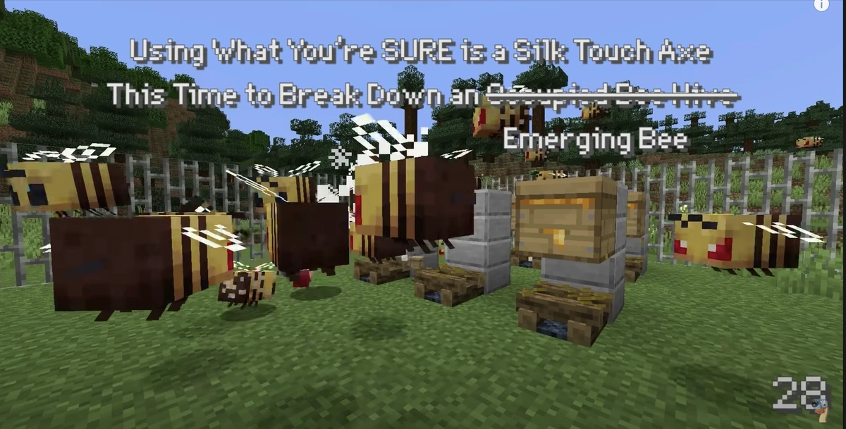 Using What You're SURE is a Silk Touch Axe This Time to Break Down an