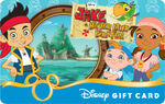 Jake and the Neverland Pirates' Disney Gift Card