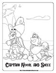 Disney Coloring Pages-JNP Hook and Smee