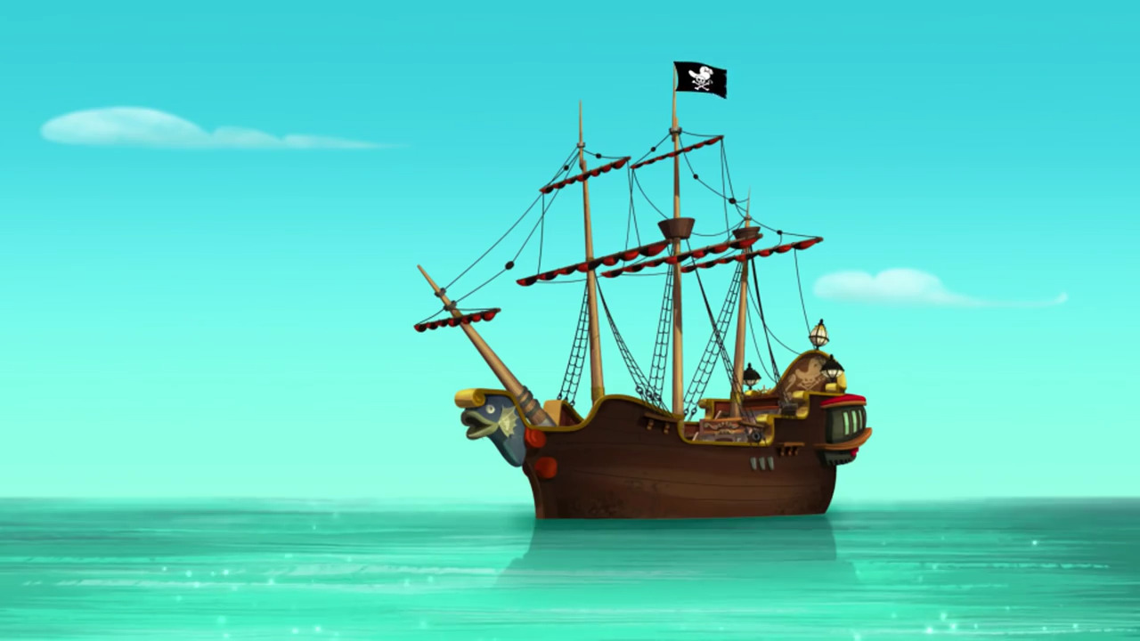 Jake and The Never Land Pirates Hook's Jolly Roger Pirate Ship