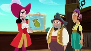 Pineapple Island on Hook's map.