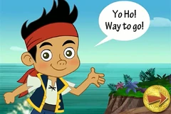 Jake in Izzy's Flying Adventure