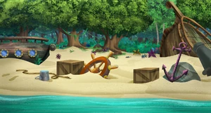 Shipwreck Beach-background