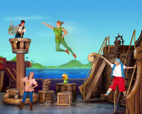 Jake&crew with Peter-Pirate and Princess Adventure
