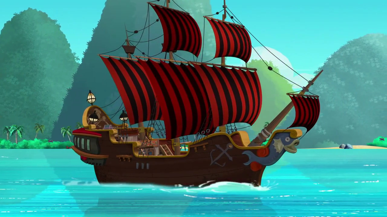 jake and the neverland pirates ship sail