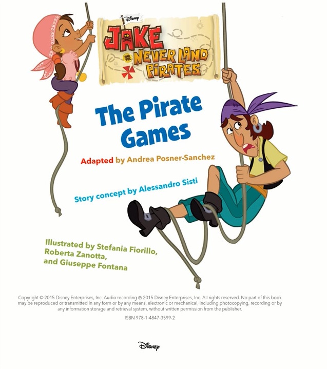 The Never Land Games Book Jake And The Never Land Pirates Wiki Fandom