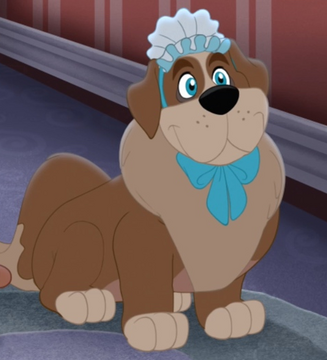 Newfoundland dog in peter pan cheap